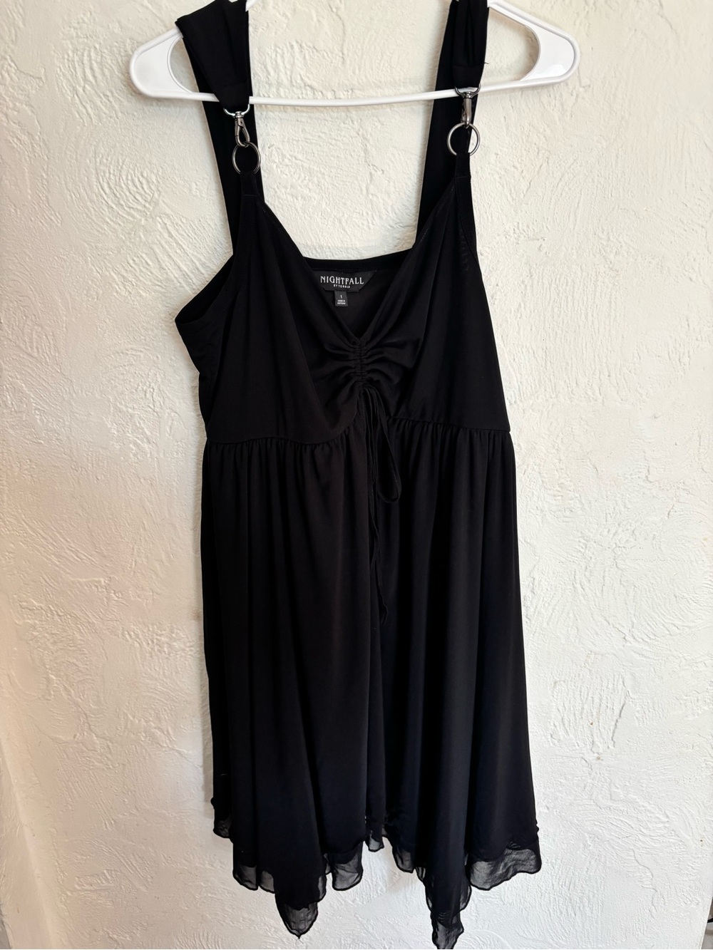torrid Black Ring-Strap Mini Dress